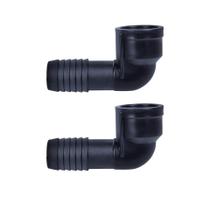 Adaptador Espigão 1 Pol Joelho Irrigação Kit Com 2 Unidades