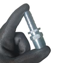 Adaptador Espigão Rosca Macho NPT Com Canal Em Alumínio Para Mangueira 1/2 Polegada Londribor
