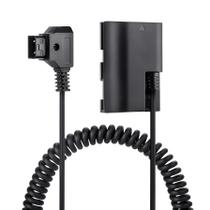Adaptador Espiral DR-E6 Dummy Bateria Canon LP-E6 para D-Tap