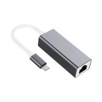 Adaptador Ethernet Usb C 1000mbps Usb 3.0 Rj45 Placa De Rede Para Macbook Pc Windows Android