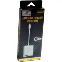 Adaptador ETHERNET USB-C RJ45 FLEX Branco Adaptador ETHERNET USB-C RJ45 FLEX Branco