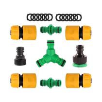 Adaptador Extensor De Engate Rápido Tipo Y Para Mangueira De Jardim De 1/2 Polegada Com Rosca