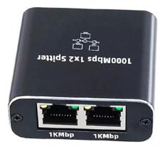 Adaptador Extensor Ethernet Splitter Rj45 De 1 X 2 Gigabit