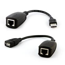 Adaptador Extensor Usb Rj45 Até 45 Metros