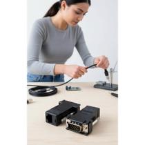 Adaptador Extensor VGA p/ Cabo Rede RJ45: Imagem 33m
