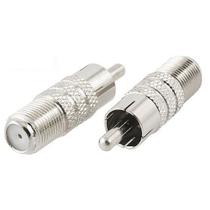 Adaptador f femea x rca macho pct/10 storm