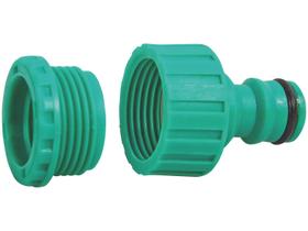 Adaptador Fêmea com Rosca 3/4" e Redução 1/2" em Plástico para Jardim - Tramontina
