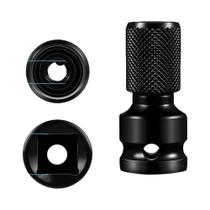 Adaptador Fêmea De 1/2 Drive Quadrado Para 1/4 Soquete Hexagonal Para Chave De Impacto Elétrica