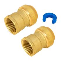 Adaptador feminino Pushfit SUNGATOR 1x1 polegada sem chumbo em latão