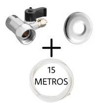 Adaptador Filtro Purificador de Água Electrolux Com Canopla e Mangueira 15m