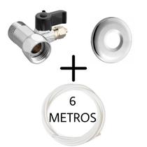 Adaptador Filtro Purificador de Água Electrolux Com Canopla e Mangueira 6m