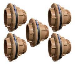 Adaptador Flange 20mm (1/2'') para Caixa D' Água 5 Unidades