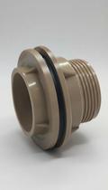 Adaptador Flange 60mm 2" PVC Marrom P/ Caixa D'Água Adaptador Flange 60mm 2" PVC Marrom P/ Caixa D'Água