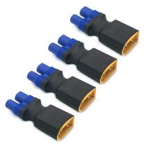 Adaptador Fly RC XT60 Macho para EC3 Fêmea - 4 Unidades