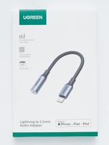 Adaptador fone de ouvido para áudio AUX Jack 3.5mm P2 UGREEN