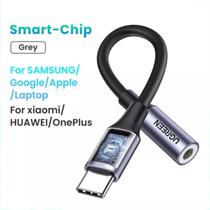 Adaptador Fone De Ouvido Usb C Para Jack 3,5 Mm P2 Chip Dac Adaptador Fone De Ouvido Usb C Para Jack 3,5 Mm P2 Chip Dac