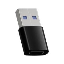 Adaptador Fortrek UC2A USB-C Para USB-A 3A 5GBPS OTG Preto - UC2A Adaptador Fortrek UC2A USB-C Para USB-A 3A 5GBPS OTG Preto - UC2A