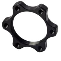 Adaptador freio disco cubo bike/motorizada 44mm - alumínio Preto