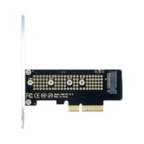 Adaptador Gen4 PCIe4.0 M.2 NVME Para PCIe Com Dissipador De Calor Em Alumínio 64Gbps Para Desktop