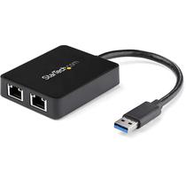 Adaptador Gigabit Ethernet USB 3.0 para porta dupla StarTech