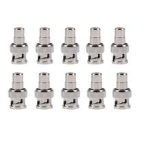 Adaptador Hakeeta BNC macho para AV RCA feminino 10 unidades para CCTV Adaptador Hakeeta BNC macho para AV RCA feminino 10 unidades para CCTV