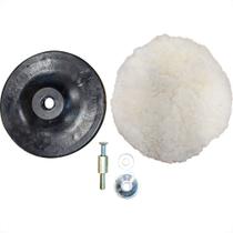 Adaptador Haste/Flange+Disco Borracha+Boina Mil Kits - M2 Adaptador Haste/Flange+Disco Borracha+Boina Mil Kits - M2