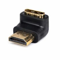 Adaptador HDMI 4K Macho x Femea 90 Graus Ângulo Reto Para TV Feasso FCA-17 Adaptador HDMI 4K Macho x Femea 90 Graus Ângulo Reto Para TV Feasso FCA-17