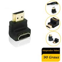 Adaptador Hdmi 90 Graus Em L Macho X Fêmea P/tvs Imperdível
