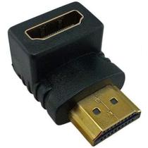 Adaptador HDMI 90 graus Macho Femea