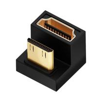 Adaptador HDMI De Ângulo Reto De 90 270 Graus Conversor Macho Para Fêmea 8K HD Mini Micro HDMI