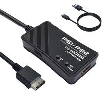 Adaptador HDMI FeiEVER para PS1/PS2 RGB YPbPr com chave 4:3 e 16:9