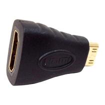 Adaptador Hdmi Fêmea Para Mini Hdmi Macho Adaptador Hdmi Fêmea Para Mini Hdmi Macho