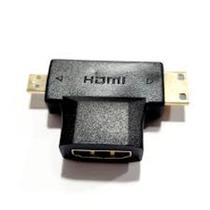 Adaptador Hdmi Femea X Mini Hdmi Macho + Micro Hdmi Macho