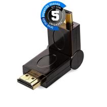 Adaptador Hdmi Macho - Macho 90 / 180 Graus - Kit Com 5