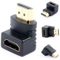 Adaptador Hdmi Macho Para Hdmi Fêmea 90º