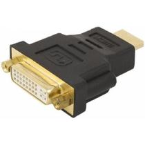 Adaptador Hdmi Macho X Dvi-d Fêmea 24+5 Conectores Banhados