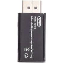 Adaptador hdmi para DisplayPort knup cor preto