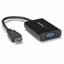 Adaptador HDMI para VGA StarTech.com HD2VGAA2 1920x1080 Preto Adaptador HDMI para VGA StarTech.com HD2VGAA2 1920x1080 Preto