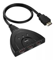 Adaptador Hdmi Switch 3x1 Cabo Entrada E Saida Novo