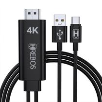 Adaptador hdmi / usb - type-c - hrebos hs-152