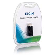 Adaptador HDMI VGA Elgin Para Projetores e Notebooks