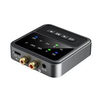 Adaptador HiFi Multiponto Bluetooth 5.4 Com Receptor E Transmissor De Áudio, Saída 3.5MM AUX RCA,