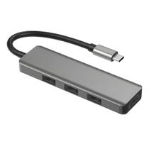 Adaptador HUB 4 em 1 tipo C USB 3.0 HDMI - Athlanta
