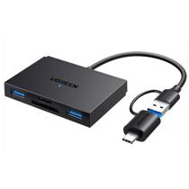 Adaptador HUB Ugreen, USB-C e USB-A para SD/TF e 2x USB-A - UG-45167