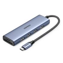 Adaptador HUB Ugreen, USB-C para 3x USB 3.0, HDMI e TF/SD - UG-20956A