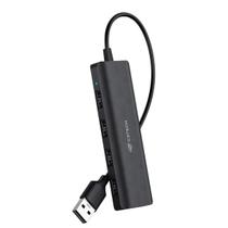 Adaptador HUB USB 4 Portas 2.0 Preto C3tech Até 480Mbps Adaptador HUB USB 4 Portas 2.0 Preto C3tech Até 480Mbps