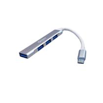 Adaptador Hub USB OTG Type-c com 4 portas USB-A 3.0