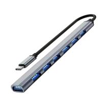 Adaptador Hub USB Tipo C 8 Em 1, Leitor De Cartão 4K HD TV SD TF RJ45, Carregamento Rápido PD Para