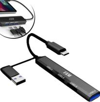 Adaptador Hub Usb/usb-c Fam Fca-u204 4x1 Usb2.0 Usb3.0