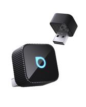 Adaptador inalámbrico Ottocast Mini Cube 3.0 para CarPlay y Android Auto 2026 Plug & Play, Reconexión automática rápida (Negro)